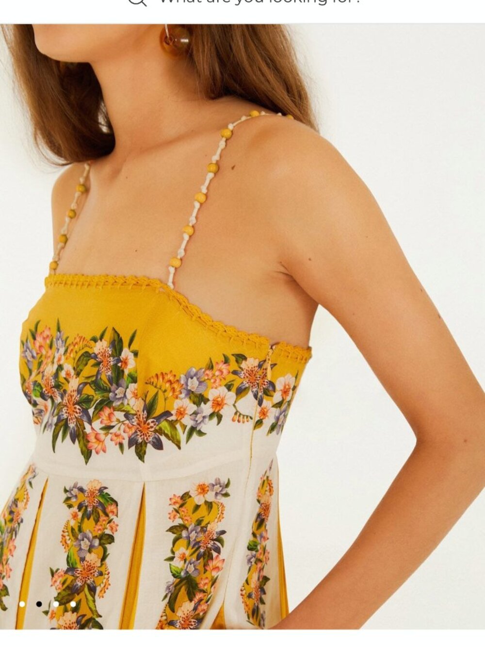 New Farm Rio Sand Hilo Sleeveless A-Line Maxi Dress by Anthropologie - Picture 7 of 8